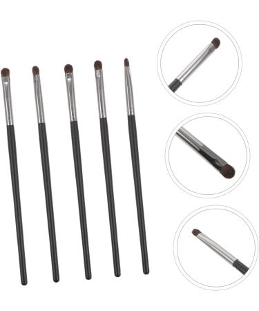 IWOWHERO 5pcs Eye Shadow Brush Makeup Brush Practical Eyeshadow Brush Makeup Eyeshadow Brush Wooden Handle - Buy Online on GoSupps.com