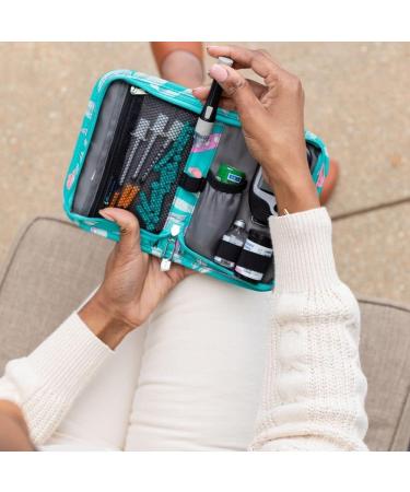 Sugar Medical Deluxe Diabetes Supply Bag - Secure Carry Case for Diabetic Essentials with Test Strip Disposal Pocket and ID Window (Beach Floral) - Buy Online on GoSupps.com