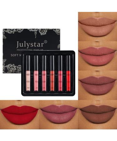  G n rique Interookie Velvet Water Mist Six Lips Glaze Suit Matte Color Fast Liquid Lipstick - Buy Online on GoSupps.com