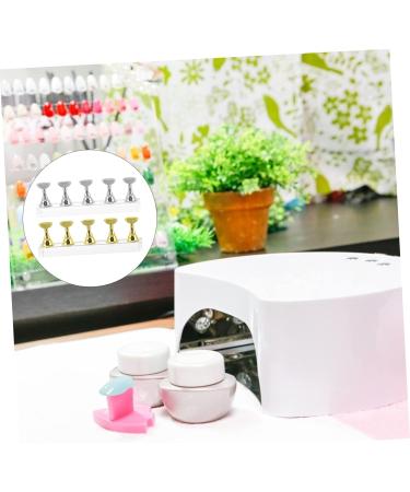 Beavorty Manicure Nail Stand 2 Sets nail holder Nail Tip Practice Holder Nail Practice Holder Nail Art Holder s Nail Stand nail display stand Nail Art Stand Acrylic Manicure tools crystal 2.4X1.4X1.4CM Assorted Color - Buy Online on GoSupps.com