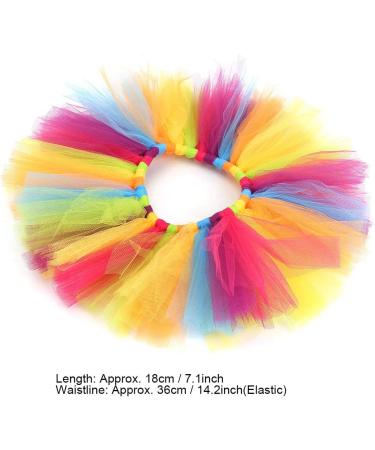 Baby Newborn Photography Props Tutu Dress Set with Headband - Rainbow Bubble Skirt by Hztyyier - Buy Online on GoSupps.com