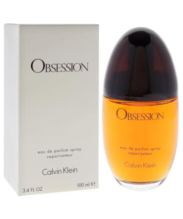 Calvin Klein Obsession Eau de Parfum Ambery Women's Perfume With Notes of Mandarin Bergamot Jasmine & Patchouli Long Lasting Fragrance 3.3 Fl Oz (Pack of 1) - Buy Online on GoSupps.com