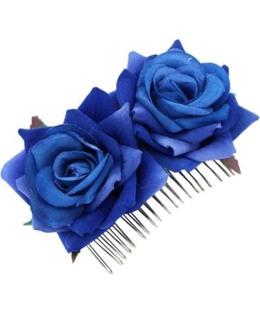 FRCOLOR Bridal Hair Accessories bridal Hair Pin rose flower hair clip tiara rose flower side side hair bridal tiara bridal headpieces for jewelry bride Flower Hair Accessories - Buy Online on GoSupps.com