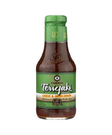 Kikkoman Teriyaki Sauce - Garlic and Green Onion - Case of 6 - 20.5 oz. Garlic 20.5 Fl Oz (Pack of 6)