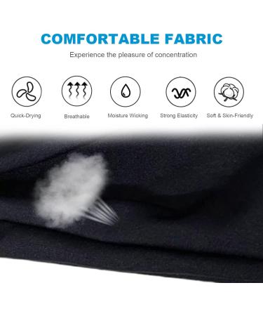 Viksaun 4-Pack Sports Headband for Men & Women | Moisture-Wicking Anti-Slip Unisex Hair Bands for Jogging Workout Cycling & Yoga - Buy Online on GoSupps.com