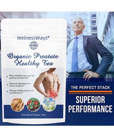Tisane Naturelle For La Sant De La Prostate 28 Ddy - Compl ment Naturel Favorise Le Bien- tre De La Prostate Masculine M lange De Plantes(3PCS) - Buy Online on GoSupps.com