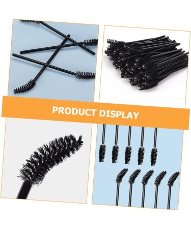 Ipetboom 200 Pcs Elbow Mascara Brush Accessories for Teen Girls Makeup Mascara Makeup Travel 9.7x0.6cmx4pcs Blackx4pcs - Buy Online on GoSupps.com