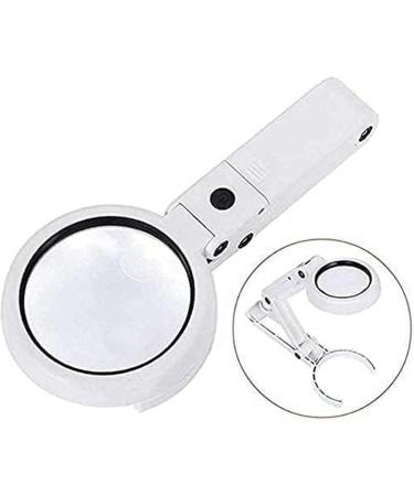 Portable Magnifier Multi-Purpose Times 11 Times Eight LED Lights Handheld Bracket Desktop Reading Maintenance Magnifier Full of Stars - Buy Online on GoSupps.com