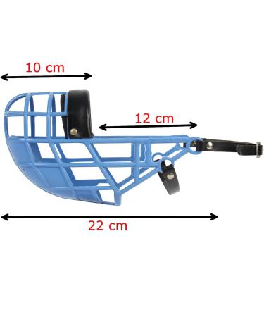 Buy Don Pare Muzzle Model 101 in Light Blue - Ideal for Dogs Kennels Racing and Car Travel | Amathings - International Shipping Available - Buy Online on GoSupps.com