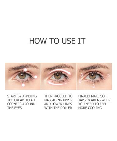 VENZEN Peptides Multi Effect Eye Roller Essence - Removes Eye Bags Anti-Wrinkle Cooling Treatment 25ml / 0.85fl. oz - Shop Now for Youthful Skin - Buy Online on GoSupps.com