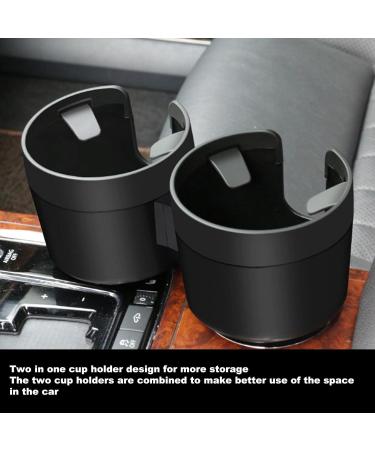Fowybe 2 Pcs Water Cups Holder Expanders Dual Car Cup Holding Expander Adapter for Cups Phones Bottles | Universal Car Cup Holder for Snack Bottles Cups Drinks - Buy Online on GoSupps.com