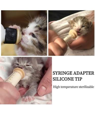 Bzkser 3-Piece Pet Syringe Set | Silicone Pacifier for Feeding Cats Puppies Kittens & Newborn Pets - Ideal for Safe & Easy Feeding - Buy Online on GoSupps.com