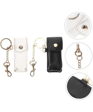  FRCOLOR FRCOLOR 2pcs Clear Lipstick Case Pouch Keychain Lipstick Lip Balm Sleeve Makeup Bag Lip Gloss Small Pouches Holder Bulk - Buy Online on GoSupps.com