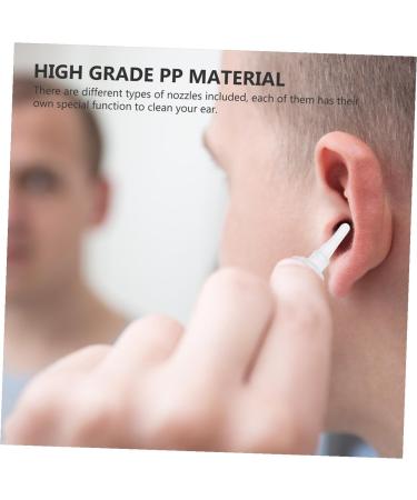 PLAFOPE 10pcs Disposable Ear Washer Tips for Ear Cleaning Irrigation Flexible Nozzles Suitable for Adults Secure Fit for Earwax Removal and Hygiene Maintenance - Buy Online on GoSupps.com