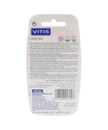 Buy Vitis Dental Floss Waxed with Fluoride & Mint - Premium Oral Care for Fresh Breath & Healthy Teeth | Fast International Shipping - Buy Online on GoSupps.com
