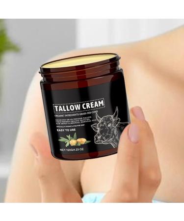  G n rique Organic Tallow Face Cream Grass-Fed Beef Tallow Balm Infused With Raw Wild Honey Deeply Moisturizing & Nourishing (120g) Perfect For Soft Supple Skin & Natural - Buy Online on GoSupps.com