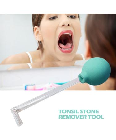 Rianpesn Mazestone Cleaning Straw - Manual Tonsil & Mouth Cleaner | Oral Care Tools for Home & Travel | Eco-Friendly Green - Buy Online on GoSupps.com