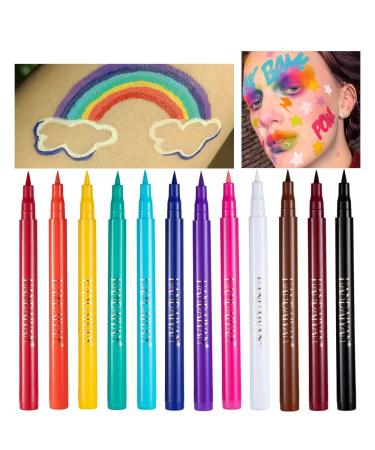 Neon Green Liquid Vegan Eyeliner: Long-Lasting, Waterproof, Smudge-Proof with Sharp Tip - Quick Dry & Easy to Cleanse | Makeup Gift for Women - Buy Online on GoSupps.com