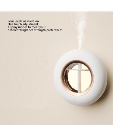 Essential Oil Diffuser - Automatic Aromatherapy Mist Diffuser for Home & Bathroom - Odor Eliminator with Timer (White - Buy Online on GoSupps.com