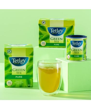 Tetley Pure Green Tea - 24 Tea Bags 48 Grams Contains Caffeine - Buy Online on GoSupps.com