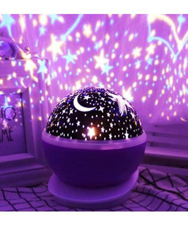 DS Living Star Projector Night Light for Children Kids Baby or Toddler Bedroom Light or Play Room Light (Purple)