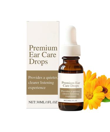 Ear Care Drops 30ml Portable Ear Health Liquid Calming Liquid Natural for Lifestyle Individuals Women Adults Swimmers Air Travelers Busy Professionals Home