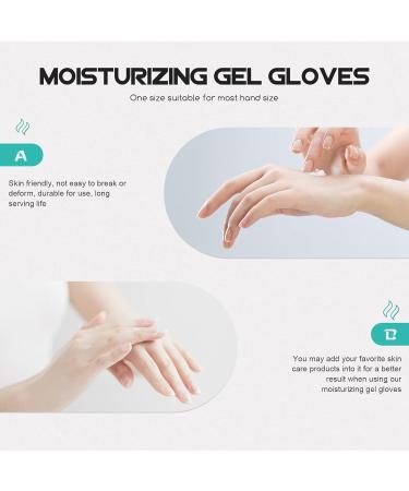 Lurrose Ladies Mittens Fingerless Moisturizing Gloves for Women Moisturizing Gloves Day Night Instantly Repair Eczema Cotton Gloves Dry Hands for Dry Rough and Cracked Hands Womens Mittens Purple - Buy Online on GoSupps.com