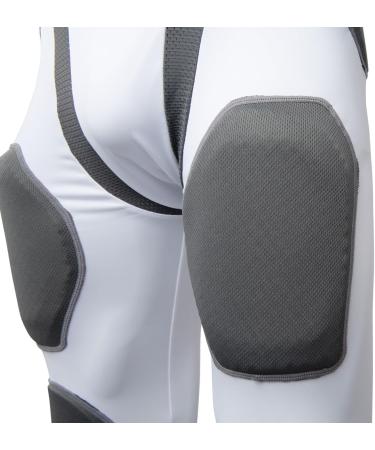 Buy Champro Man-Up 7-Pad Compression Football Girdle - White/Opulent Garden | International Shipping Available - Buy Online on GoSupps.com