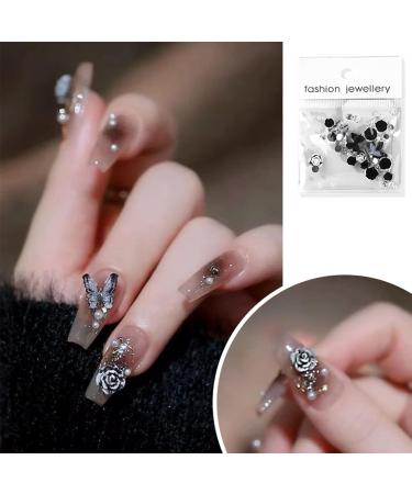 Pearl Mixed Flower Camellia Nail Art Set 3D Nail Art Supplies Nail Tip Nail Glitter Acrylic Nail Art Decorations Nail Art Jewelry 3d Flower Nail Nail Art Kit Nail Art Gems Kit - Buy Online on GoSupps.com