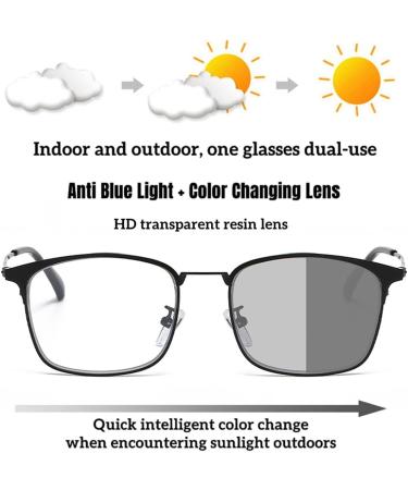 ZUKKY Photochromic Anti-Blue Light Reading Glasses | Progressive Multifocal Sunglasses for Computer Use | AM32 - Buy Online on GoSupps.com