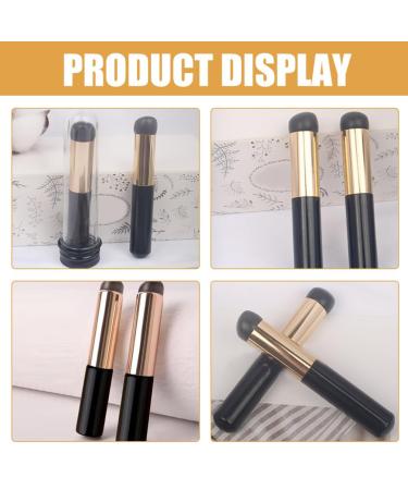 Mipcase Silicone Lip Brush Set - 2 Reusable Applicators for Lipstick Lip Balm Lip Gloss & Concealer - Buy Online on GoSupps.com