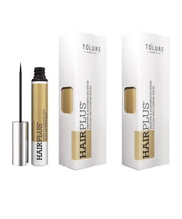 2x tolure hairplus eyelash serum 3ml