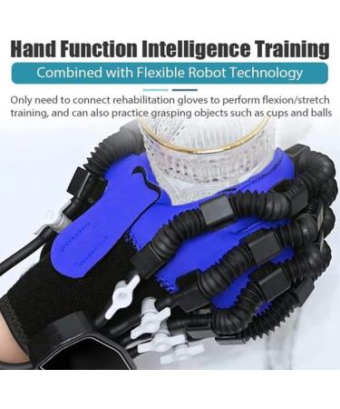 Rehabilitation Robot Gloves for Hemiplegia - Remote Controlled Finger Trainer XL Left Hand - Buy Online on GoSupps.com