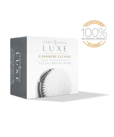 Clarisonic Luxe Cashmere Facial Cleansing Brush Head Replacement - Hydrating Face Brush for Dry, Sensitive Skin - Buy Online on GoSupps.com