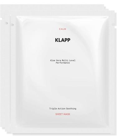 KLAPP Cosmetics Triple Action Soothing Sheet Mask 1 set met 3 maskers - Buy Online on GoSupps.com