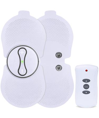 Tens Unit Muscle Stimulator for Pain Relief Therapy FSA HSA Store Eligible Items Portable Rechargeable Mini Body Massager TENS Device for Back Neck Shoulder Cramps Pain Relief 2 Pads