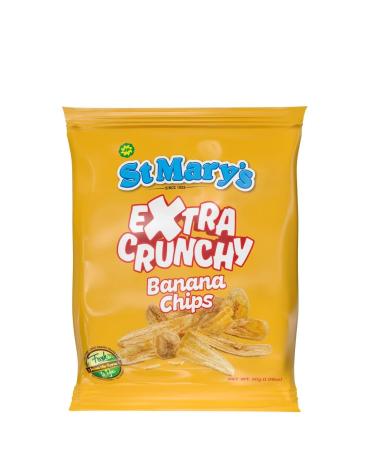 St Marys Banana Chips Extra Crunchy 30g Box of 100-Fd