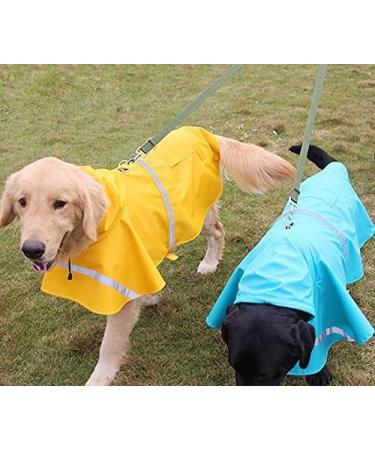 Tineer Adjustable Waterproof Reflective Dog Raincoat - XXL Yellow - Buy Online on GoSupps.com