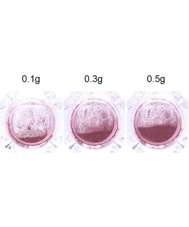 Rose Gold Nail Art Mirror Effect Powder Glitter Manicure Pigment Dust Decoration DIY Manicure 1g/Bottle - Buy Online on GoSupps.com