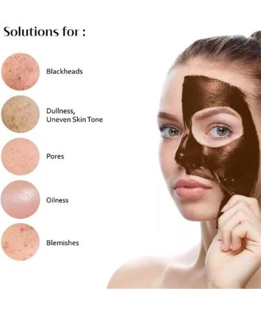Blackhead Remover Mask Refining Peel-Off Facial Mask Tearing Mask Blackhead Remover Acne Deep Cleaning Facial Mask Pore Shrinking Oil Control Blackhead Remover Clean Pores (2pcs) - Buy Online on GoSupps.com