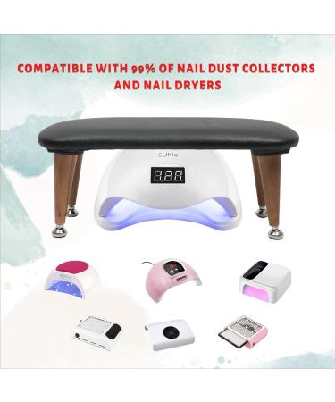 Professional Nail Technician Arm Rest: Leather Manicure Hand Cushion with Elbow Support - Buy Online on GoSupps.com