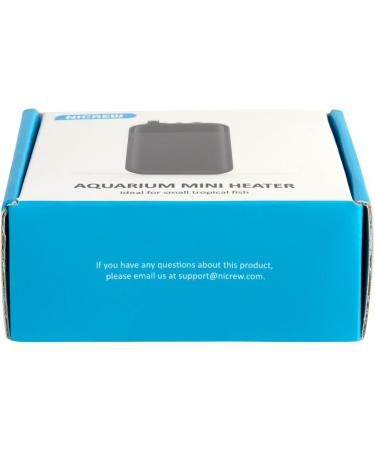 NICREW 35W Aquarium Heater - 25 Constant Thermostat Control for Nano Aquariums - Reliable Heating Rod - Buy Online on GoSupps.com