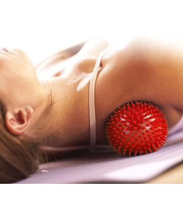 Buy 6cm Massage Balls - Fascia & Hedgehog Balls for Muscle Relief | Red Blue Grey - International Shipping Available - Buy Online on GoSupps.com