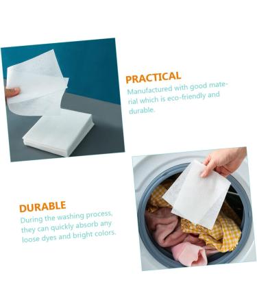 Beavorty 360 Pcs Anti-Cross-Dyeing Absorbing Film Cloth Laundry Paper Laundry Anti-Dyed Cloth Washing Anti-Dyed Cloth Washing Paper Anti-Dyed Laundry Cloth Washing Supplies White Washed - Buy Online on GoSupps.com