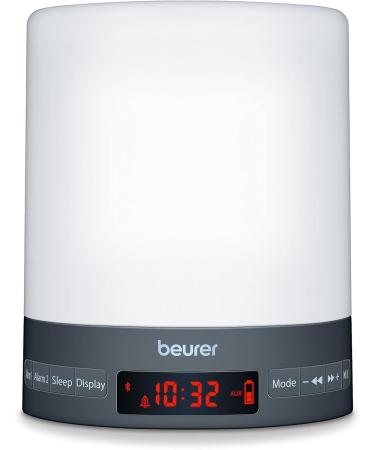 Beurer WL 50 Light Alarm Clock - LED Mood Light & Sunrise Sunset Simulation | Supports Sleep Rhythm | International Shipping - Buy Online on GoSupps.com