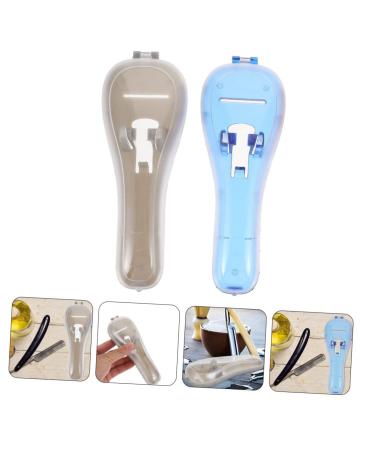 Vintorky Razor Storage Box - Portable Organizer for Electric Shavers & Razors | 2er Box in Blue & Gray (16.5x6x3.5cm) - Ideal for Travel & Home - Buy Online on GoSupps.com