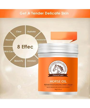 Cr me l'huile de cheval pour les mains s ches et rugueuses emp chant la peau de peler et de se fissurer lotion hydratante et nourrissante en profondeur (2pcs) - Buy Online on GoSupps.com