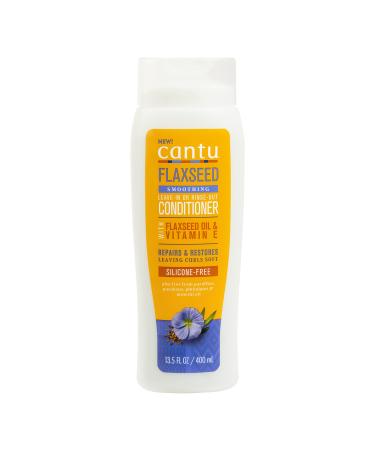CANTU Flaxeed Smoothing Leave-in OR Rinse out Conditioner 400 ml (1 pack)