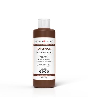 Patchouli 4 oz. Fragrance Oil I Perfume I Skin Oil I Scented Oil. DIY Projects Such as Candles Bath Bombs Body Butters Creams & Lotions. Few Drops in The Diffuser Burners or Warmers.