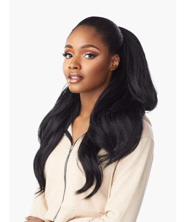 Sensationnel Instant Updown Halfwig Pony - 4-in-1 Drawstring Half Wig Ponytail - UD 11 (1B) - Buy Online on GoSupps.com